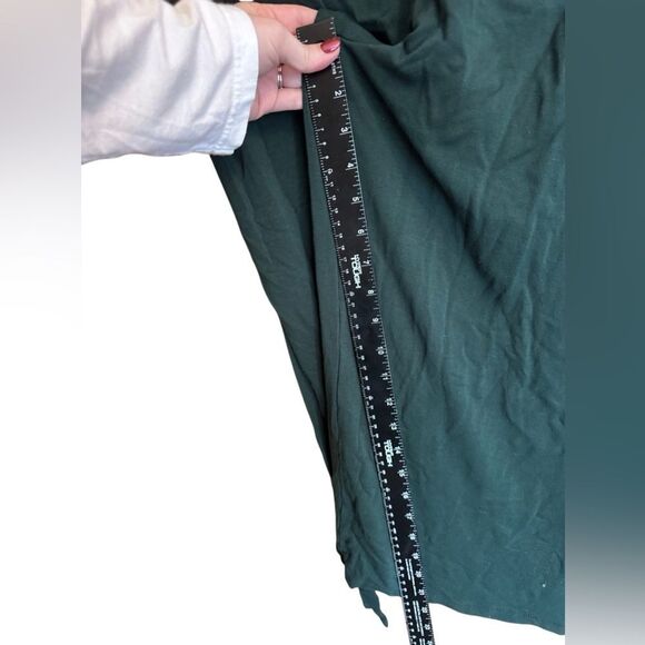 Daily Ritual- Oversized Emerald Green Soft Wide Leg Elbow-Sleeve Jumpsuit, XL - Picture 12 of 14